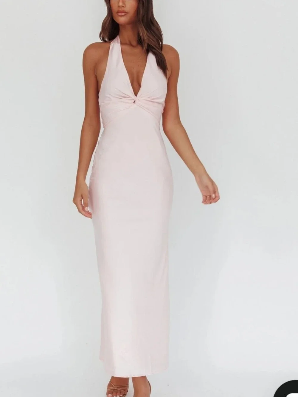 halter sun dresses Women's Sleeveless Neck Pleated Midi Cocktail A Line Flowy Dress with Belt Haven White and Red Sun Halter Mini Dress Body Women's Halter Dresses | Nordstrom